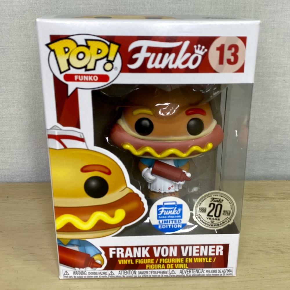 Funko Pop Fantastik Plastik Frank Von Viener 13 Funko Shop 20 Years Anniversary